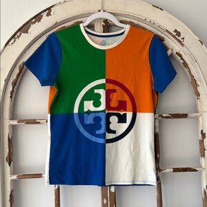 Brand new Tory Burch, color block T-shirt.  Women’s size medium. Perfect.